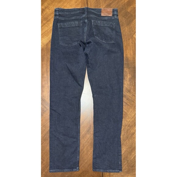 Revtown Jeans Mens 33x32 Dk Blue Sharp Straight Leg Stretch 5Pocket Decade Denim - Picture 2 of 5